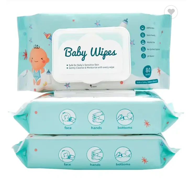 Huuhtelevat kosteuspyyhkeet herkälle iholle