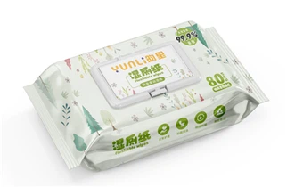 Huuhtelevat kosteuspyyhkeet vauvoille